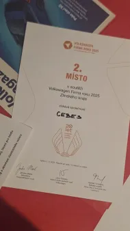 CEBES a.s. získal 2. místo v soutěži Firma roku 2025 Zlínského kraje